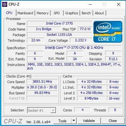 Acer Veriton X2611G SFF     i7-3770, 8Gb