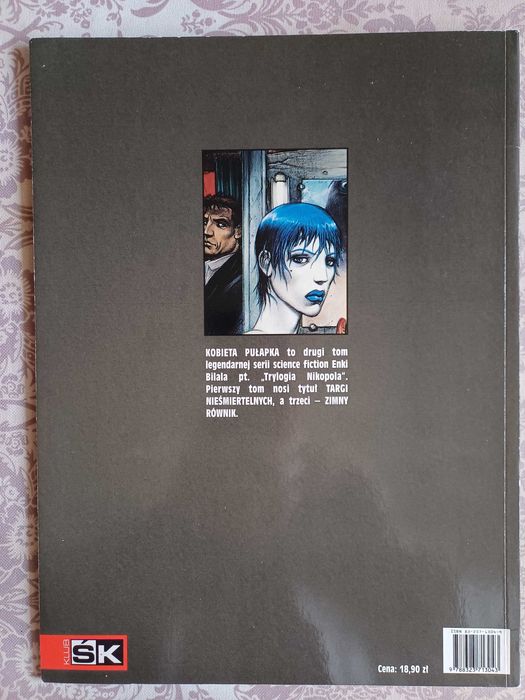 Bilal Kobieta pułapka Zimny równik komiks