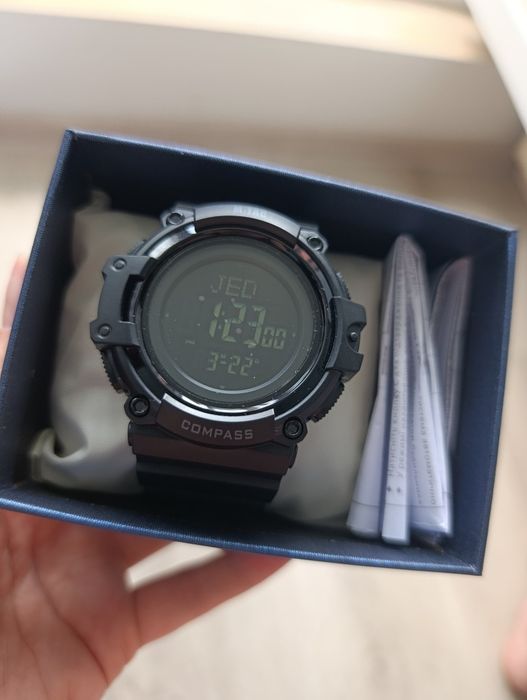 Тактичний годинник M-Tac з компасом 2233 Black