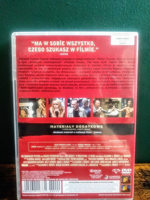 Birdman - film na DVD