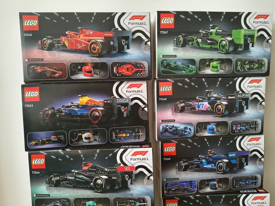 Lego Coleção Speed Champions F1 10x 77242 a 77251