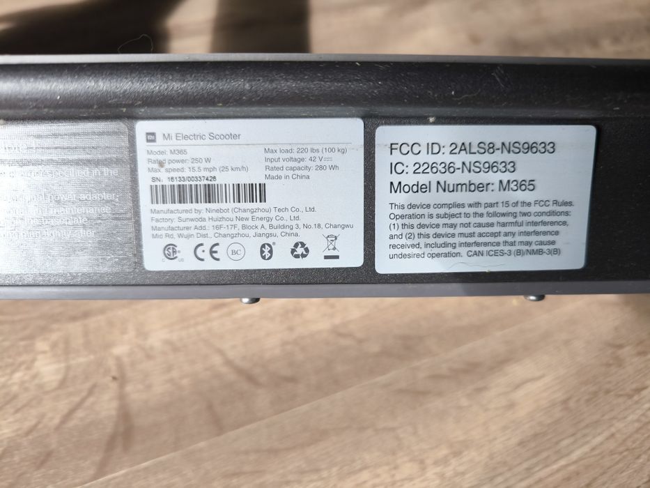 Trotinete Elétrica Xiaomi M365