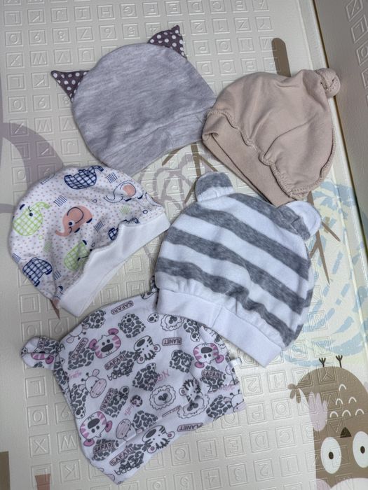 Шапочки для новонароджених