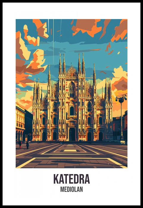 Plakat 53x81cm Katedra