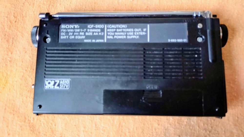 Radio Portatil Raro Sony ICF-5100 9Bandas