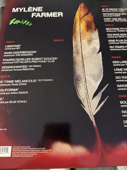 Mylene Farmer - Remix XL - 2 LP