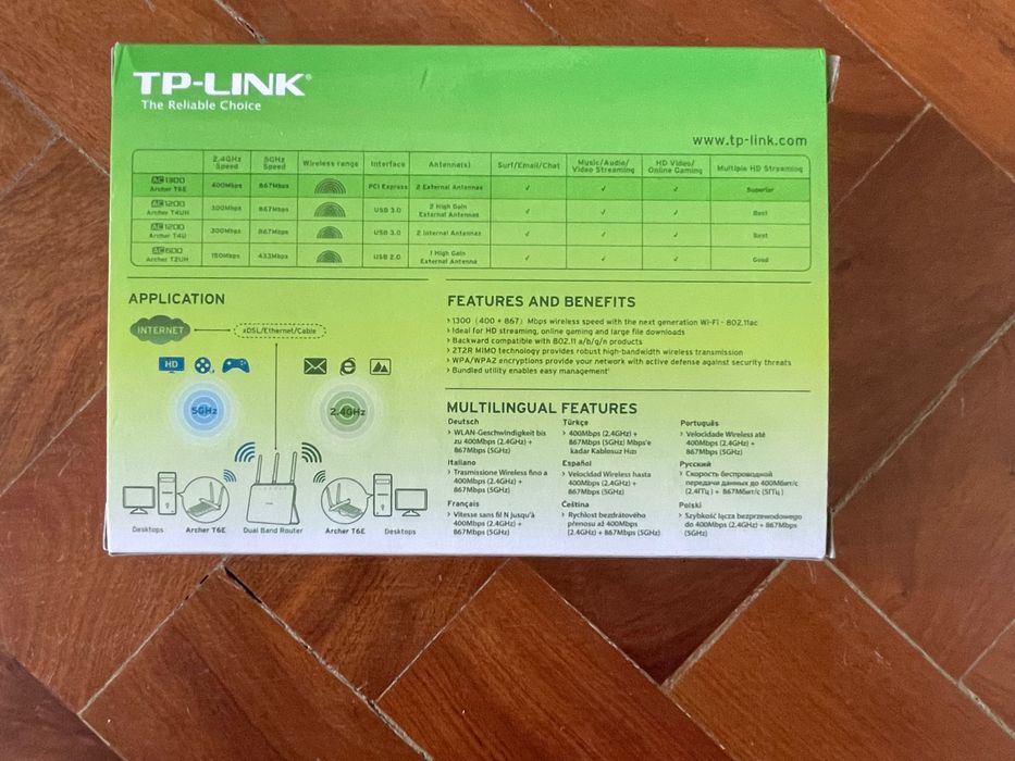 Adaptador PCI Wi-Fi TP-Link AC1300