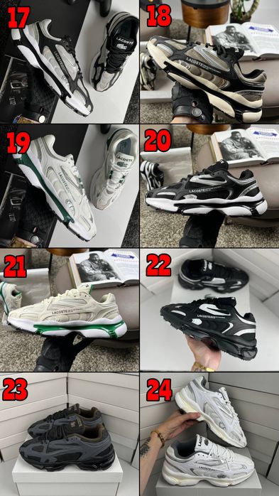 БЕЗ ПЕРЕДПЛАТИ‼️ Кросівки Lacoste L003 2K24, Neo Shot, Elite Active PRM, Spinor / 36-46, Унісекс, ПРЕМІУМ