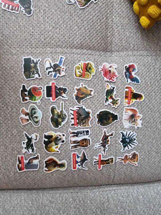 Mega zestaw 73 naklejek Brainrot XXL – unikatowe memes!