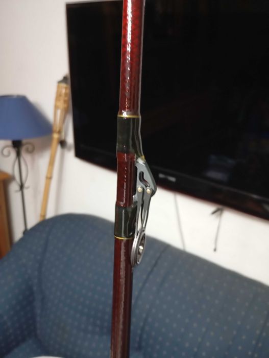 Cana de pesca nova linha profissional de fibra de carbono