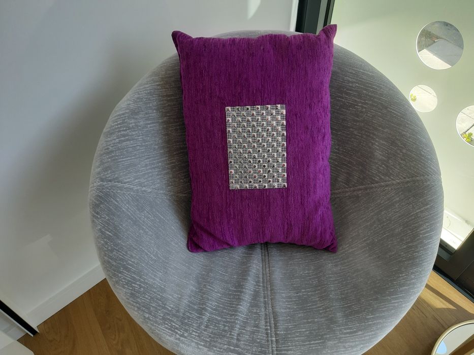 Almofadas decoratovas lilás/roxas