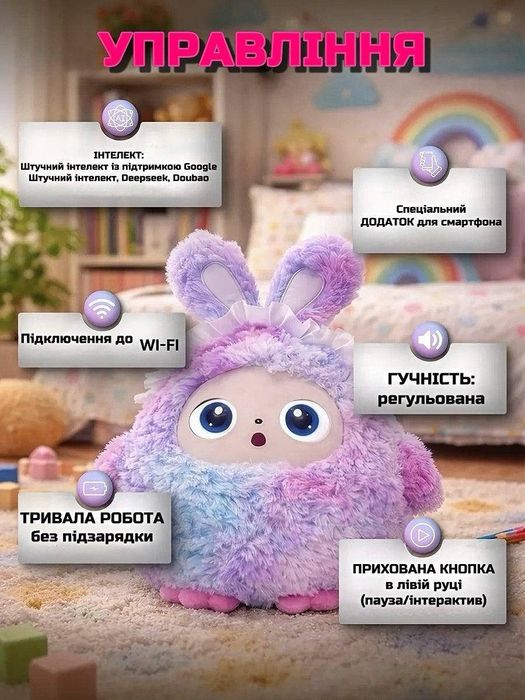 Игрушка с искусственным интеллектом для детей Yoyo интерактивная с ИИ