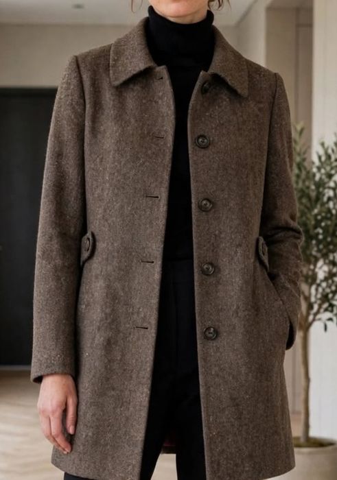 H&M płaszcz damski jesień, 50%wełna rozmiar XXL