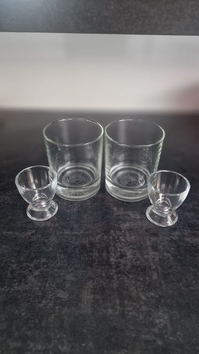 2x szklanka do whiskey + 2x kieliszek