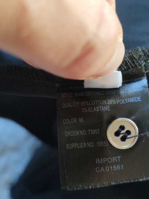 Bluzka z długim rękawem i falbanką