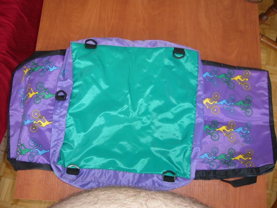 sakwa na bagażnik rowerowy 3 komorowa