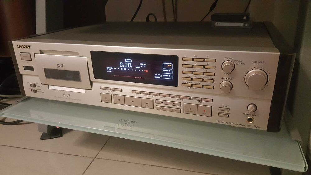 Magnetofon Sony DAT 57 ES  super stan gold  pełny przegląd