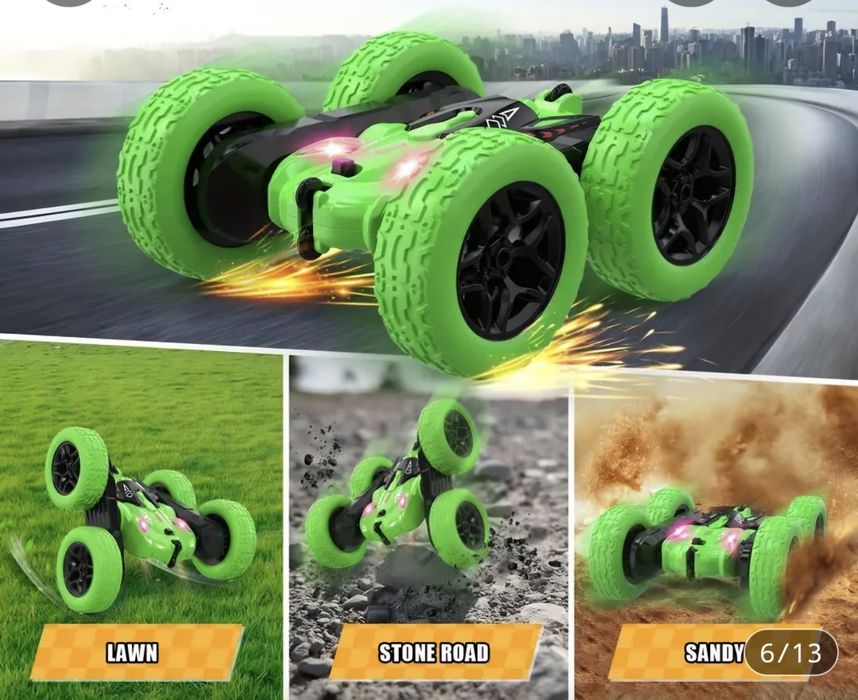 Машинка- перевертиш на пульті