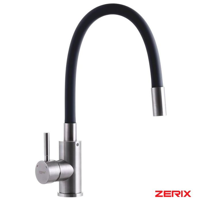 Змішувач для кухні з нержавіючої сталі, рефлекторний вилив