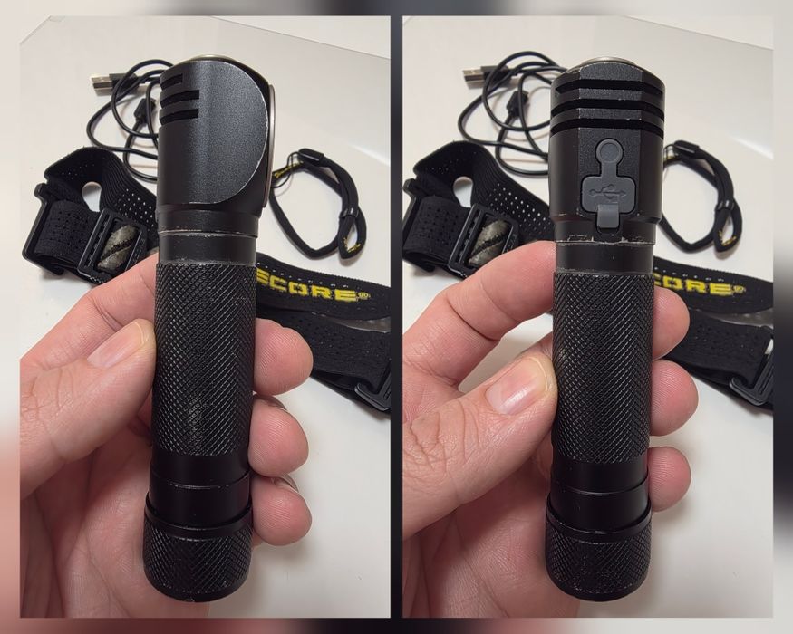 Nitecore HC35, сверхмощный налобный фонарь, с 2 аккумуляторами