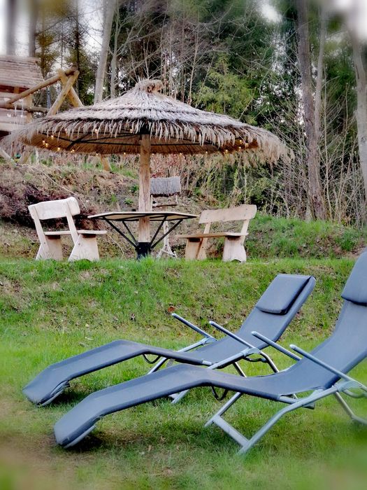 Domek z Jacuzzi Dębowy, Kaszuby wakacje staw, kominek, balia, nocleg