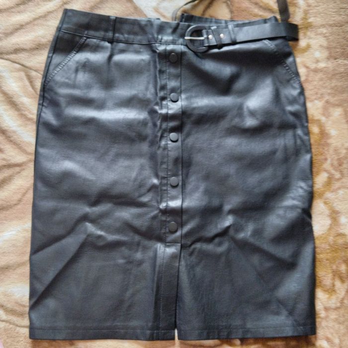 Юбка  из экокожи