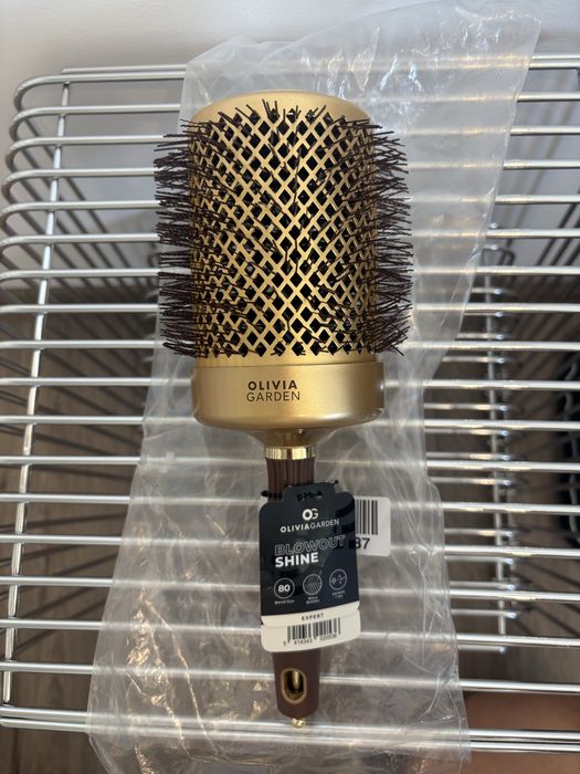 Olivia Garden Expert Blowout Shine Gold & Brown w rozmiarze 80 mm