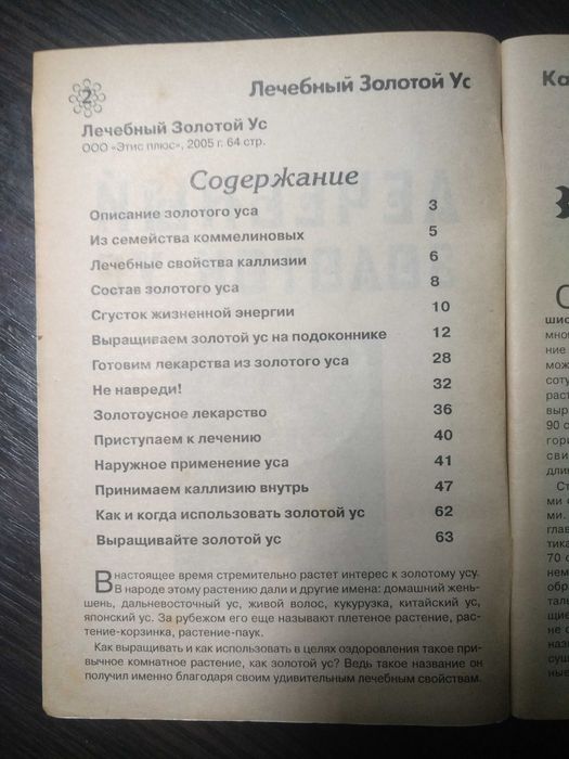Книга «Лечебный Золотой ус»