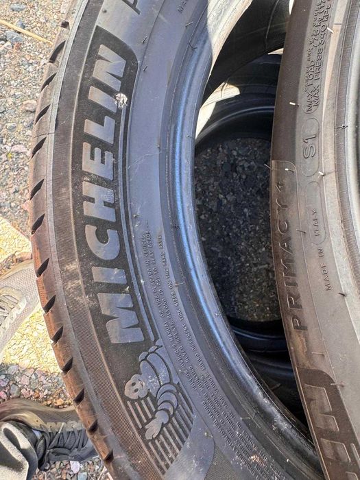 4 opony 215/55/18 michelin primacy 4 lato jak nowe dot 4122