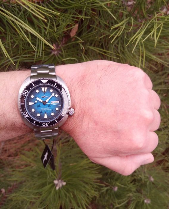Годинник Heimdallr Sharkey STEELDIVE SD1970 Капітан Willard Seiko NH36