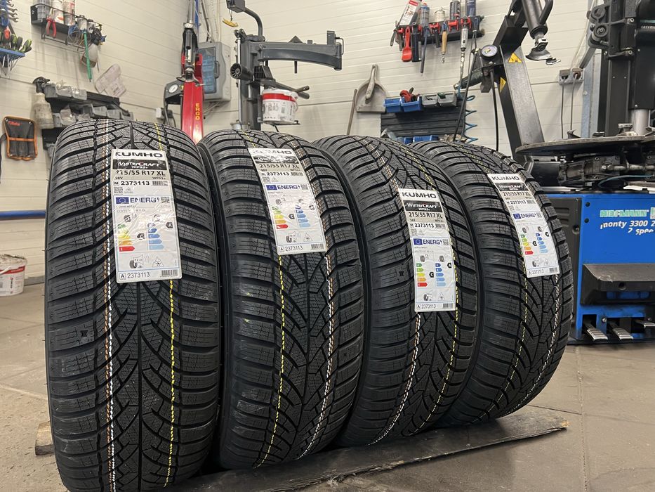 Opony zimowe NOWE 215/55/R17 KUMHO Wintercraft WP52+ 2026r - 4 sztuki