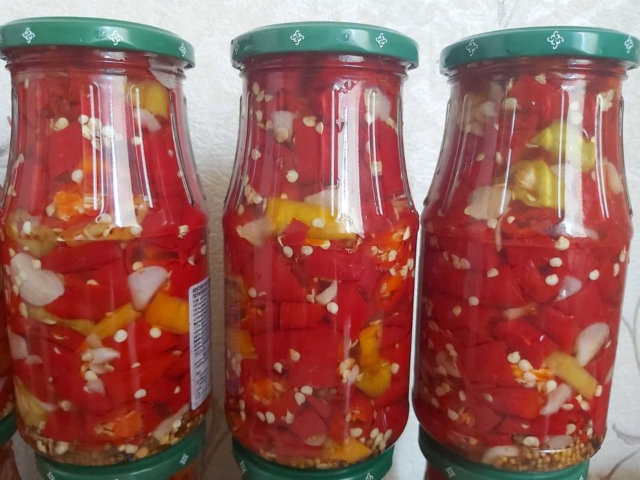 Перец острый в кисло-сладком соусе (кусочки красного перца) 2025г иное