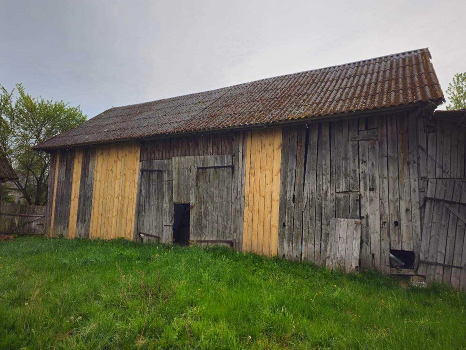 Szopa obora stodoła drewniania