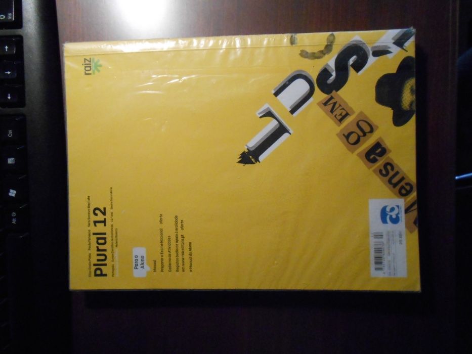 Livro Português Plural 11 (ou 12) + Caderno Atividades (ver descrição)