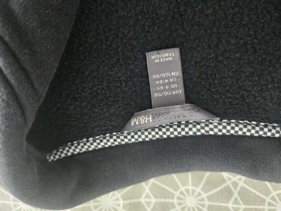 Kurtka H&M ramoneska 110/116 czarna