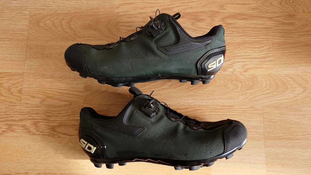 Велотуфлі МТБ Sidi Gravel Black - Dark Green (44.5)