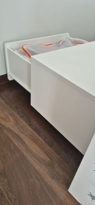 3x Caixas IKEA SLÄKT c/rodas – arrumação prática (62x62x35 cm)