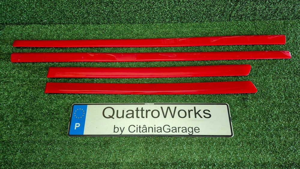 Frisos Exteriores Portas Audi A4 B6 B7 8E 2000 a 2008 Originais Excelente Estado