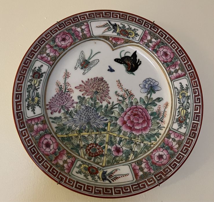 Pratos vintage - loiça da china, de Macau e inglesa