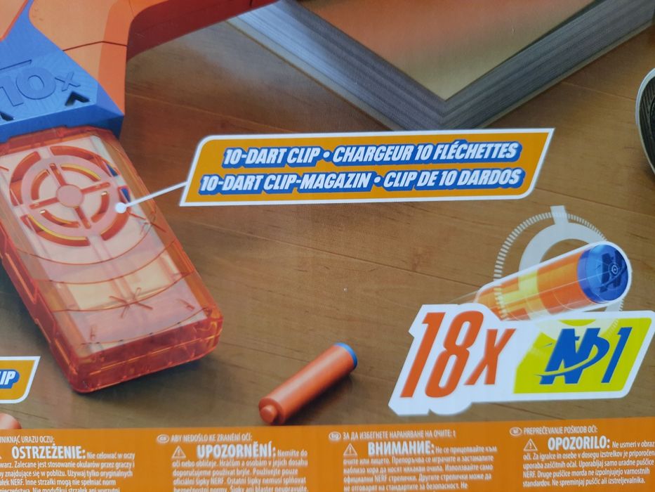 NERF N-Series Wyrzutnia Pinpoint Blaster + strzałki