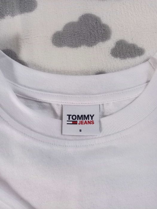 Biała koszulka damska Tommy Hilfiger_NOWA_rozm S/M