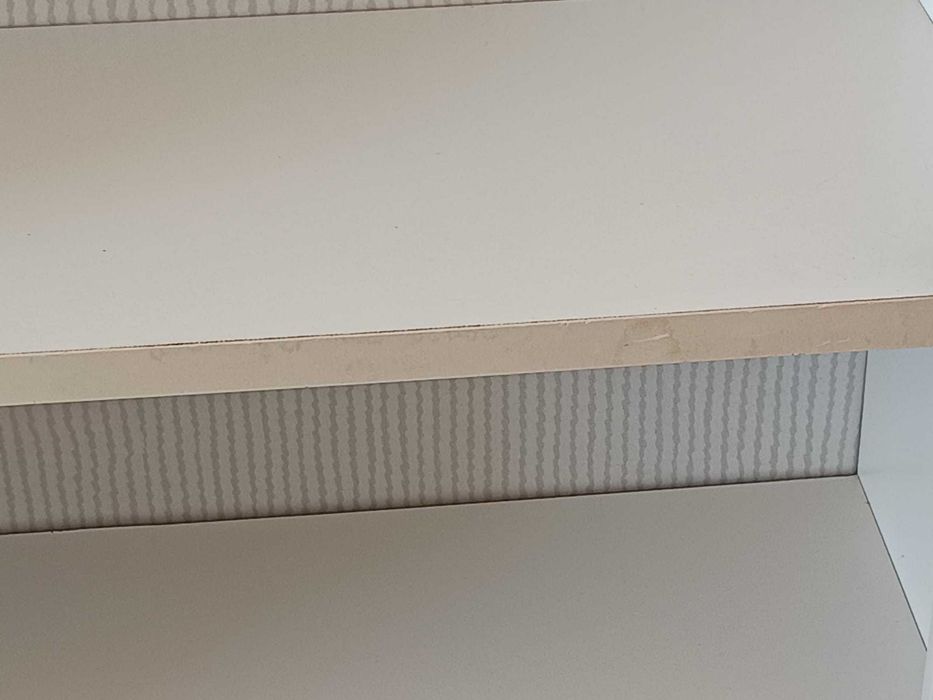 Estante c/ 5 prateleiras 70cm Larg. 185cm Altu. 28cm Profu., IKEA HENSVIK em branco