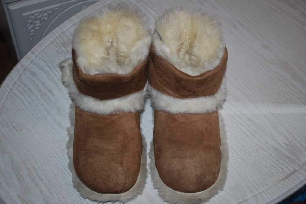 Утеплённые тапки-чуни, раз.40-41