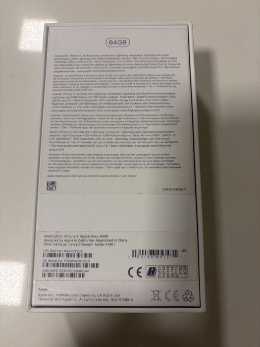 Iphone X 64GB - black