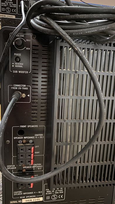 Sistema de som JVC home cinema  5.1