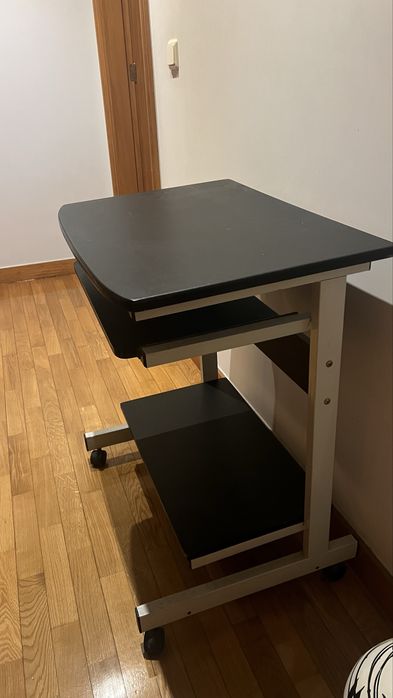 Black Secretary Desk with Drawer64740798645507123