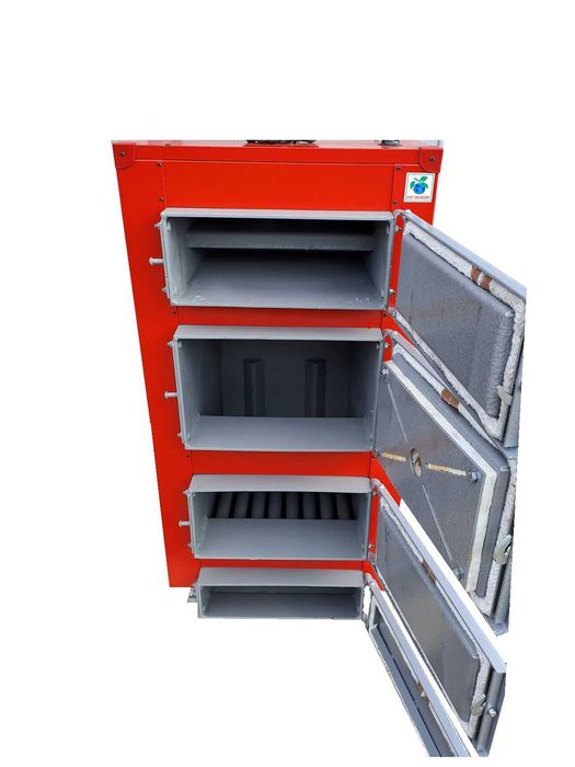 Piec Kocioł 42kw do 400m2 Węgiel Drewno +Sterownik Dmuchawa