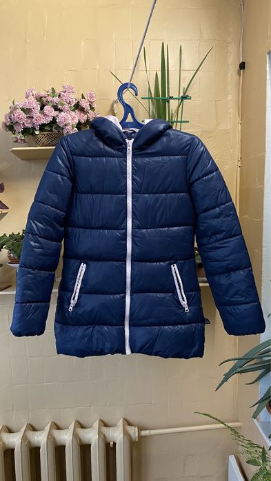 Зимняя Детская куртка с капюшоном BENETTON 2XL на 160 см