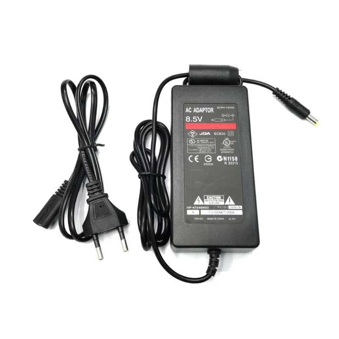 Carregador PS2 Playstation 2 AC 8.5v Consola PS2 70000 cabo NOVO