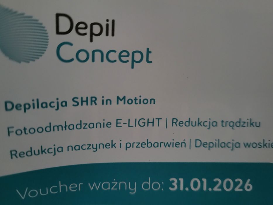 Voucher rabatowy na depilację w DepilConcept